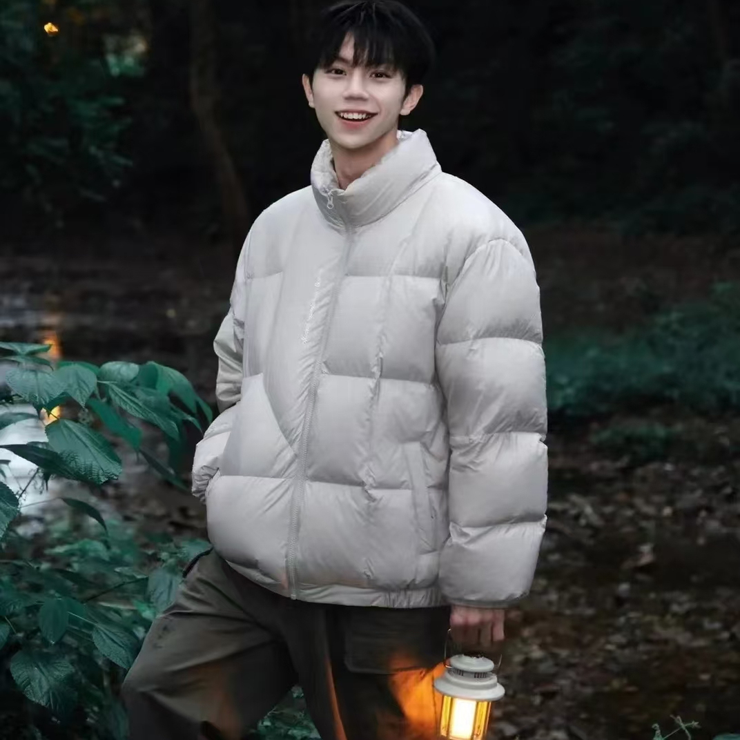 （鸟）冬季男士潮流防泼水立领羽绒服保暖防风面包服D4371/GX2