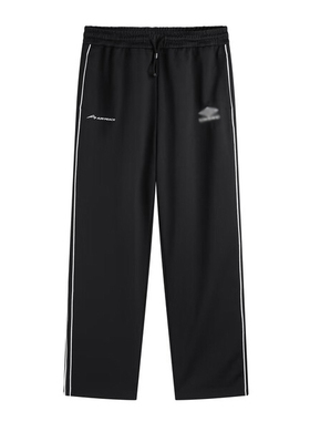 （鸟）秋冬男士联名款休闲运动裤宽松直筒拉链卫裤长裤C4B25/E19