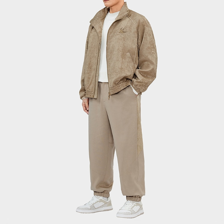 商场款秋季男士经典系列侧拼接宽松休闲裤纯色简约束脚裤62570/L4