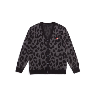 外套C1131 虎纹保暖绵羊毛V领针织开衫 毛衣时尚 鸟 春秋男士