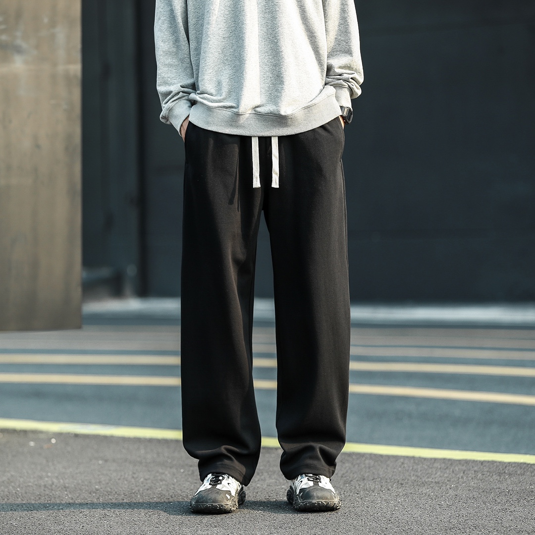 男士秋季新款潮牌基础款休闲裤