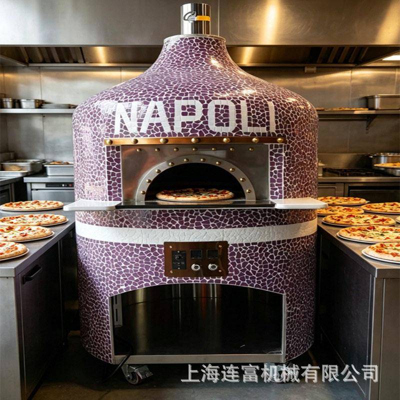 商用那不勒斯岩彩披萨窑炉 商用电热披萨炉 意大利pizza餐厅设备