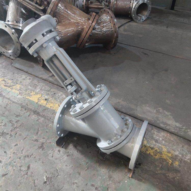 JS945电动Y型料浆阀 高压铸钢蒸汽锅炉电动防爆型浆料阀