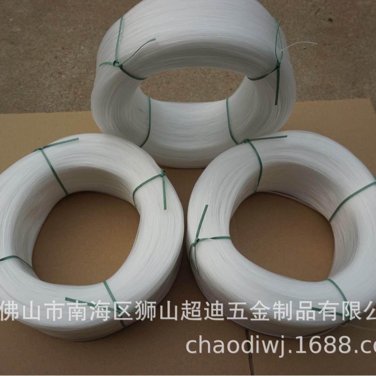 超喜迪供应夹码钉胶丝空心塑料丝包塑细丝夹码钉塑料线胶丝厂直供