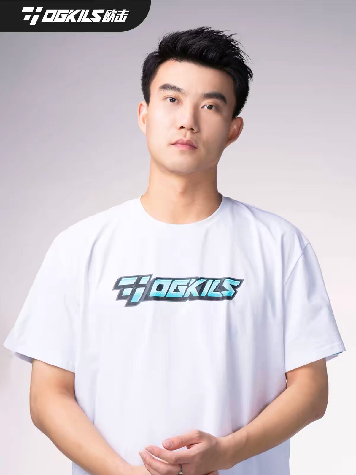 OGKILS欧击羽毛球服女男款2026新款速干运动短袖t恤上衣定制简约