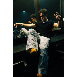 高街复古水洗牛仔裤 美式 秋设计感拖地 污垢 Recoverzone25Fw