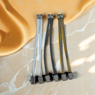 英伟达RTX3080 RTX3090显卡母双8pin6pin转小12pin显卡转接线