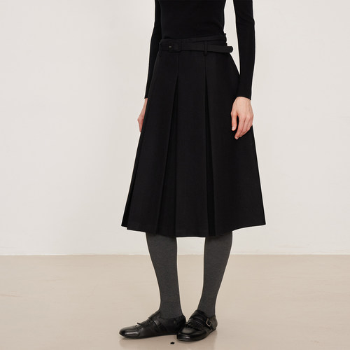 NANCYLILI25冬季新品羊毛半身裙