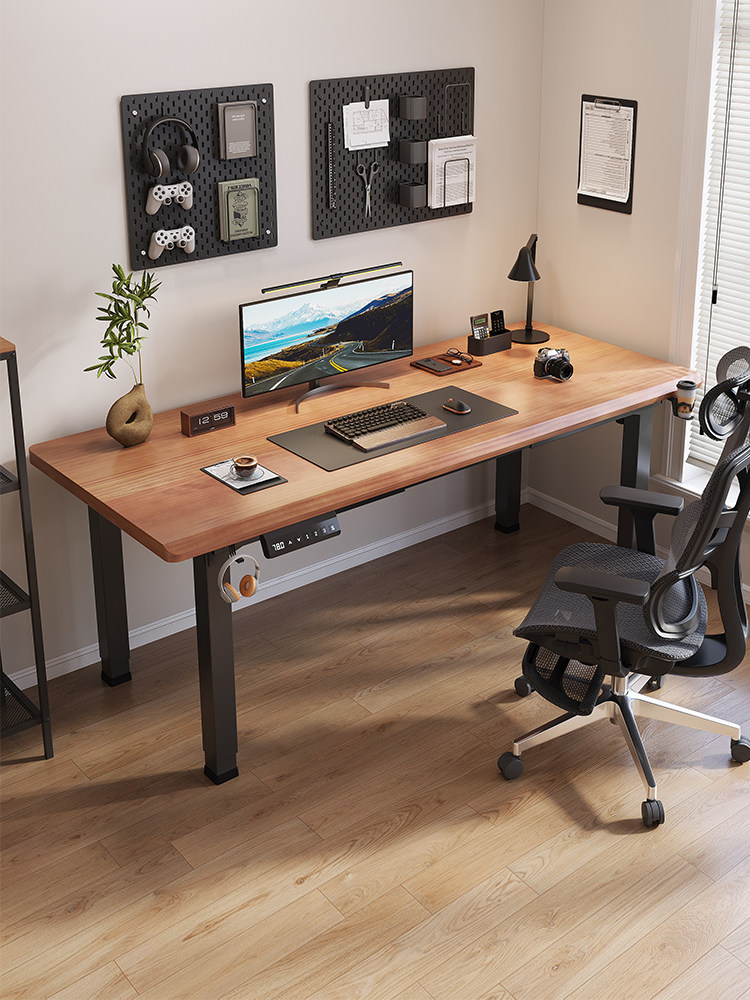 智能电动升降桌电脑桌四腿双电机办公桌子工作台台式家用学习书桌,住宅家具,电动升降桌,淘宝优惠券,粉丝福利购,淘宝优惠卷