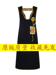 上衣两件套 女2025新款 梵高艺术设计感艺术生油画印花绑带长袖 衬衫