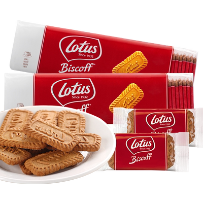 Lotus比利时焦糖饼干零食