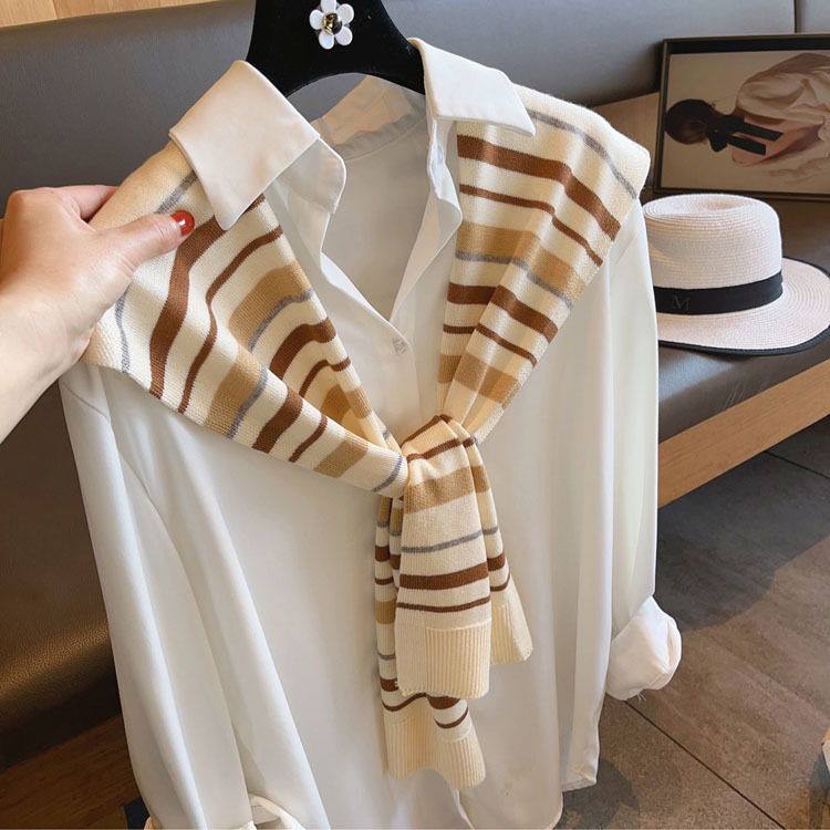 2025新款撞色文艺条纹披肩空调房护肩颈小搭肩坎肩时尚气质高级感,服饰配件/皮带/帽子/围巾,围巾/丝巾/披肩,淘宝优惠券,粉丝福利购,淘宝优惠卷