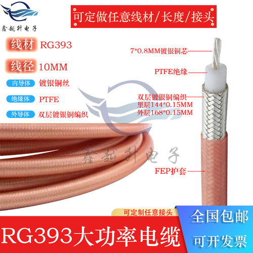 RG39350-7大功率电缆镀银馈线