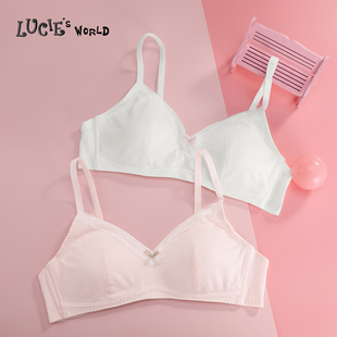莫代尔棉无钢圈3阶段少女内衣NB0727 安莉芳LUCIE薄款 新疆棉