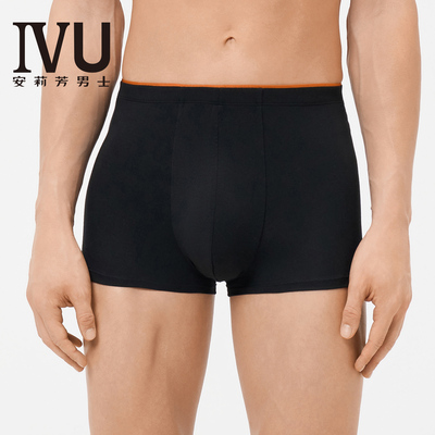 安莉芳旗下IVU专柜新品莫代尔棉撞色男士内裤舒适平角裤UPY0118