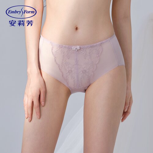 蕾丝三角裤中腰内裤专柜安莉芳