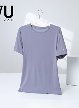 安莉芳旗下IVU夏季男士套头圆领棉莫代尔透气短袖家居服UDY0260