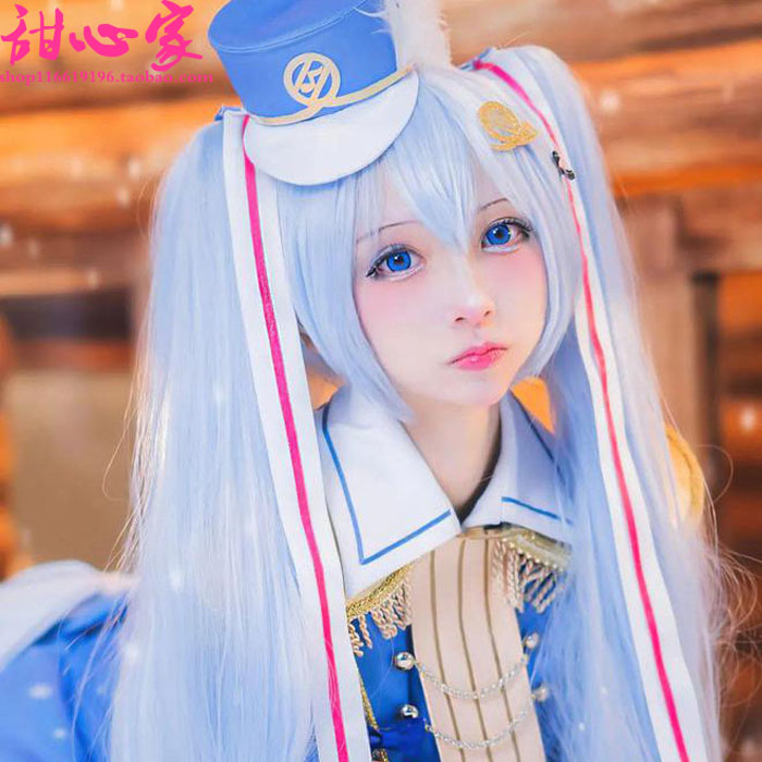 2021雪未来雪初音渐变色双虎夹