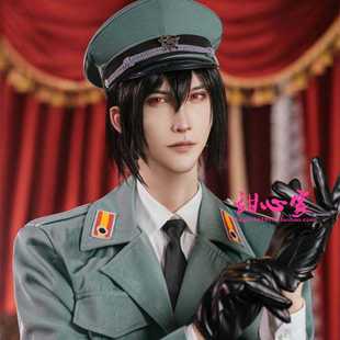 甜心家间谍过家家 尤里·布莱尔cos假发 约尔弟弟 黑色日常假毛