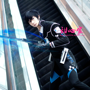 {甜心家}封印者李世赫黑色短发现货包邮cosplay假发