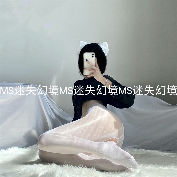 迷失幻境：性感马油黑丝油光油亮珠光开裆丝袜丝滑白丝连裤袜超薄图片