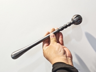 实心铁匠锻打瓜锤双锤武术训练便携防身金瓜袖锤骨朵 十八般兵器