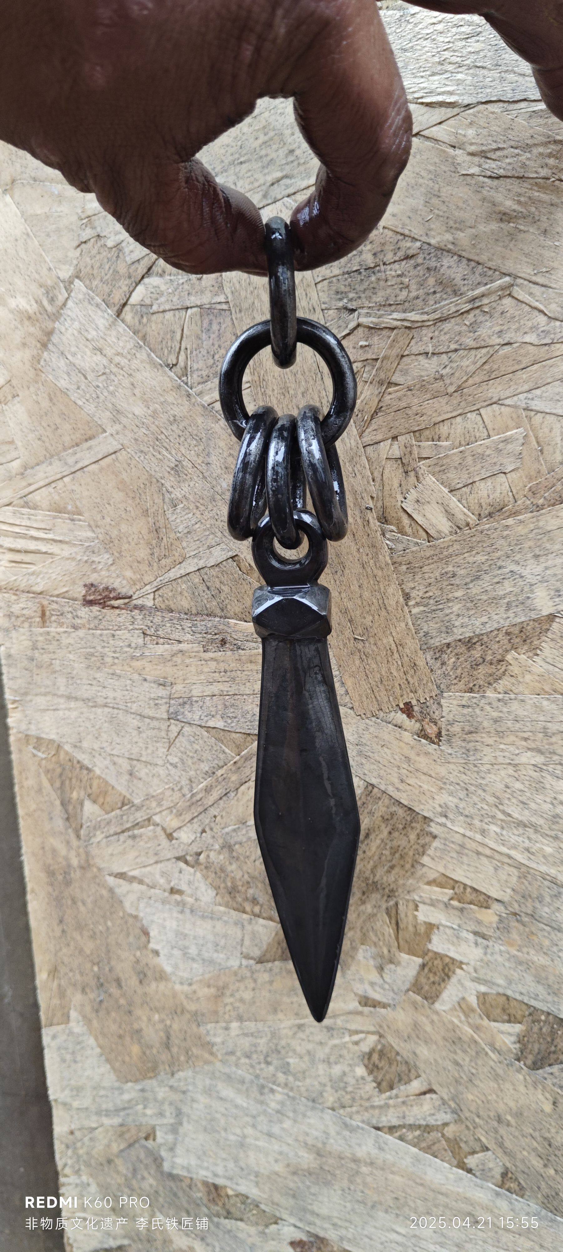 铁匠锻打武术器材绳镖镖头十八般兵器奇打老兵器古兵器健身器械