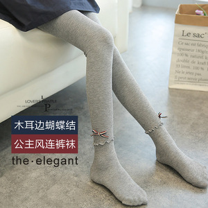 童装春秋款儿童舞蹈袜纯棉女童连裤袜全棉打底袜中大童打底裤