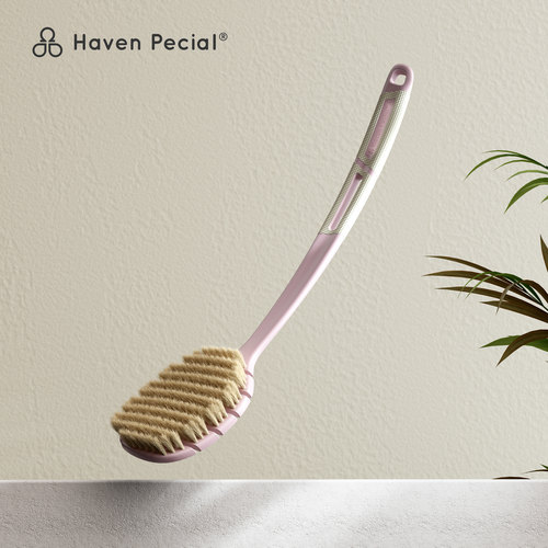 Haven Pecial马鬃弹性沐浴刷浴室好物软毛刷洗澡刷长柄搓背神器