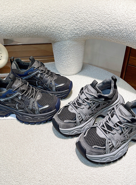 【恩佳专享】冬季新款加绒百搭老爹鞋26366