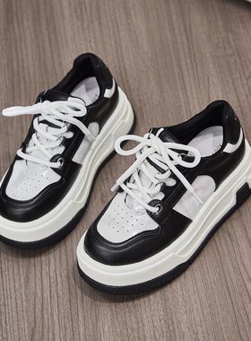 【恩佳专享】休闲板鞋冬季百搭厚底女鞋26003