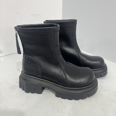 【争霸赛】冬季保暖纯色短靴26297