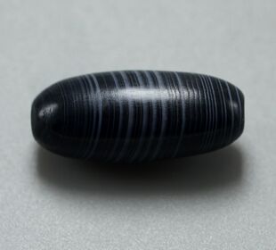 老缠丝玛瑙珠橄榄形高货古珠项饰吊坠手串配珠古董挂佩饰精品包老