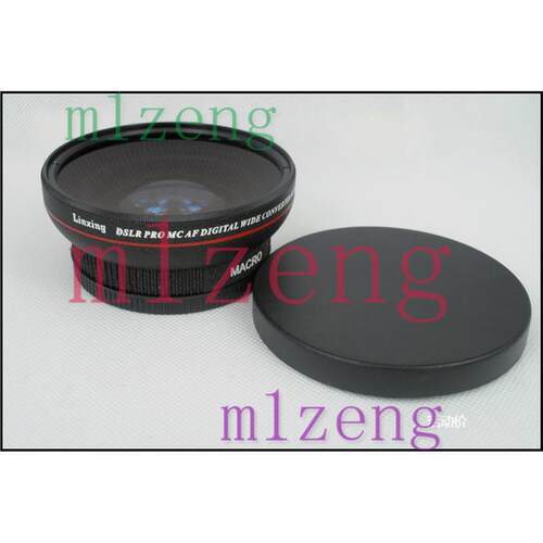 67mm 0.45X广角镜头 0.45倍 带微距广角附加镜头 黑色 UV82