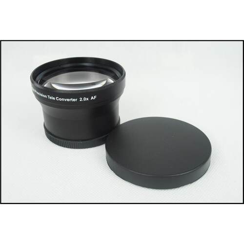 新艺58mm 2X增倍镜头 2.0倍增倍附加镜头 黑色 镜头前端UV67mm