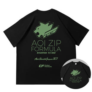 新世纪GPX高智能方程式 AOI ZIP青井车队落肩款 260克重磅T恤 赛车