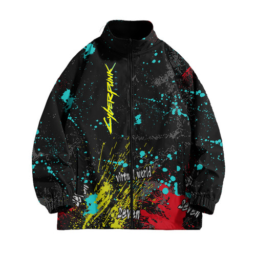 赛博朋克2077周边印象风夹克