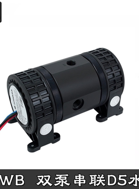 EK-XTOP Revo Dua 电脑分体水冷 双D5串联上盖POM黑色 兼容风扇位