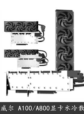 泰尼威尔 显卡一体式分体水冷全金属结构TESLA A100/A800-80G散热