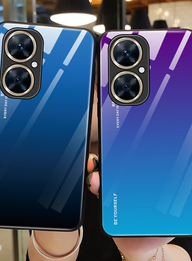 适用华为畅享60pro手机壳玻璃畅想60保护MAO一AL00硅胶套MGAAL40全包亨6o防摔青紫色六十por软硬壳ALOO男女款