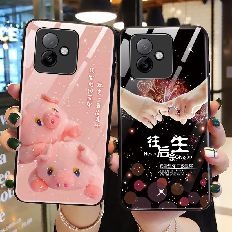 适用华为荣耀X60GT手机壳玻璃AGI一AN00保护硅胶套honor镜头全包边防摔可爱猪honorx60硬软壳tg男女新款x外壳