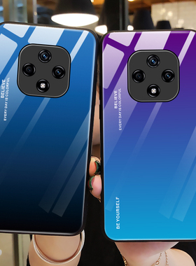 适用华为hinova9z手机壳钢化玻璃hinove9z保护5G硅胶套MNT一BD00全包防摔hi青紫色z5g软壳nova9Z外壳hinovo女