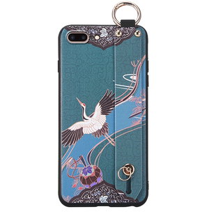 适用苹果8plus手机壳如意腕带果7保护硅胶套iphone7plus斜挎挂绳全包防摔七p磨砂软八puls新款i7可背带8p支架