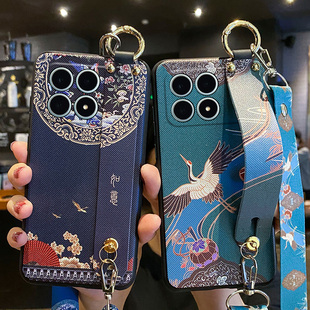 适用红米K90手机壳如意腕带小米redmik90保护硅胶套斜挎挂绳镜头全包防摔磨砂软redmi女新款高级感可背带妈妈