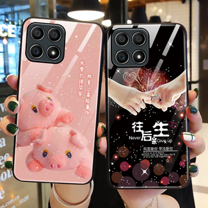 适用华为荣耀X30i手机壳玻璃x30max保护硅胶套5G全包honor防摔可爱猪xmxa软壳x3oi男xi女i5g潮牌ANOO情侣xMax
