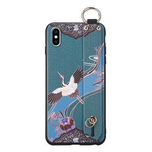 适用于iPhone Xs Max手机壳如意腕带苹果x保护硅胶套XR磨砂iPhonex斜挎挂绳全包防摔外XMax软mxa女ip新款妈妈