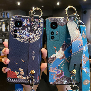 适用小米12手机壳如意腕带xiaomi12pro保护12x硅胶套12s镜头全包m12spro防摔斜挎挂绳软壳男女spor新款天玑版