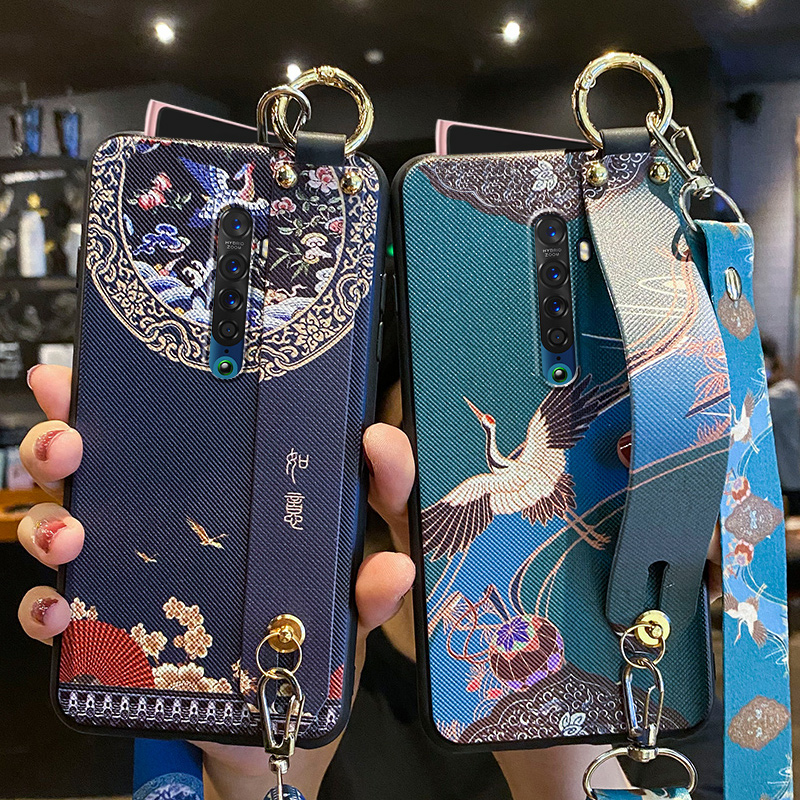 适用opporeno2手机壳reno2z腕带
