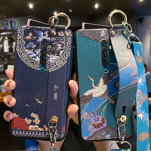 适用opporeno2手机壳reno2z挂绳