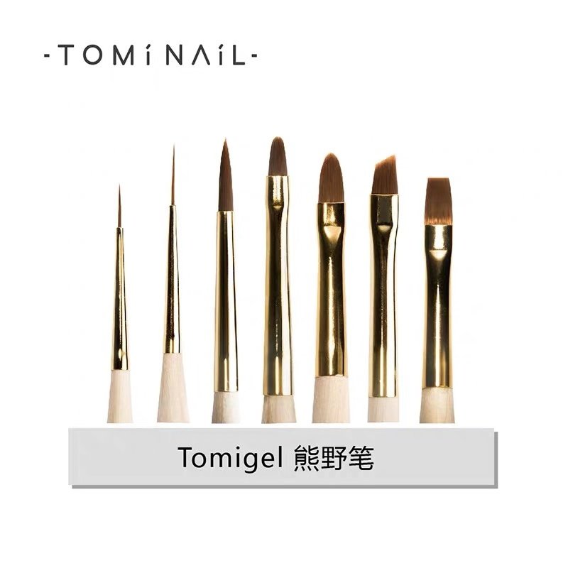 【现货】日本 Tomi nail 光疗笔刷 彩绘涂色用 熊野制造 罐装胶用